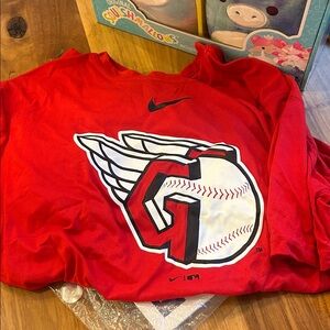 NIKE CLEVELAND GUARDIANS RED LARGE LOGO SHORT SLEEVE T SHIRT
XL